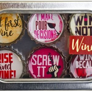 Wine Lover's Magnet Set